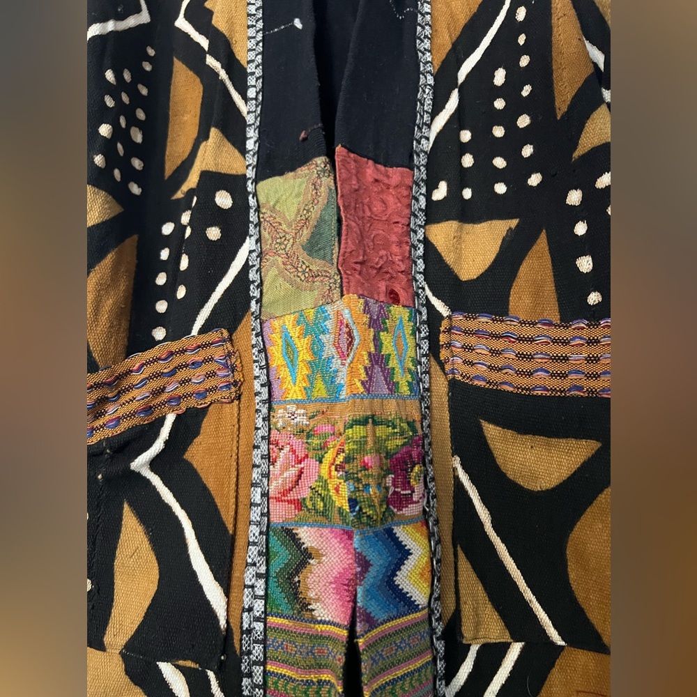 Vida Multi-Colored/Pattern Cloak Jacket (25.5 X 2… - image 2
